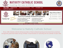 Tablet Screenshot of nativityschool.org